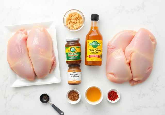 Bold-Tangy-Jezebel-Chicken-Crockpot-Recipe-ingredients-list