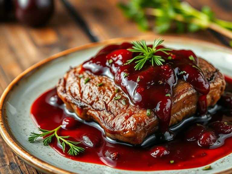 Sweet-Cherry-Wine-Beef-Recipe