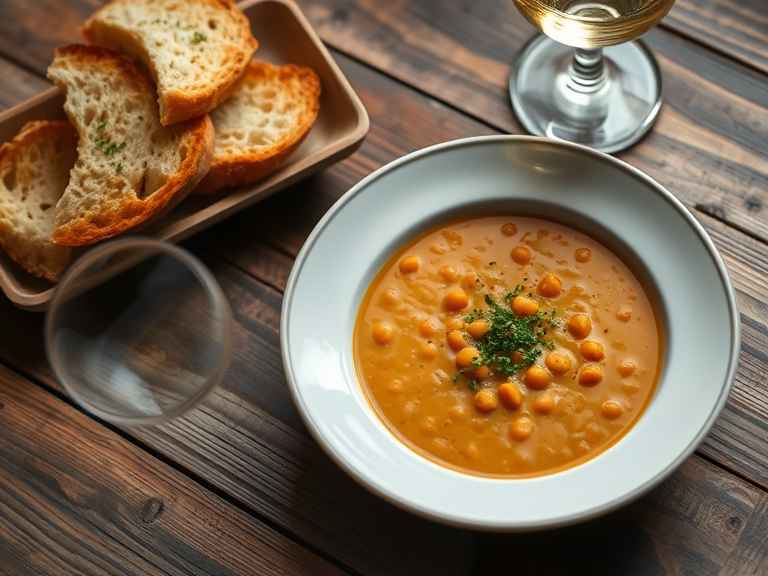 Delicious Chickpea Soup Recipe by Joan Nathan Serving and Pairing