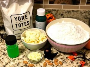 Ingredients for ogre toes recipe